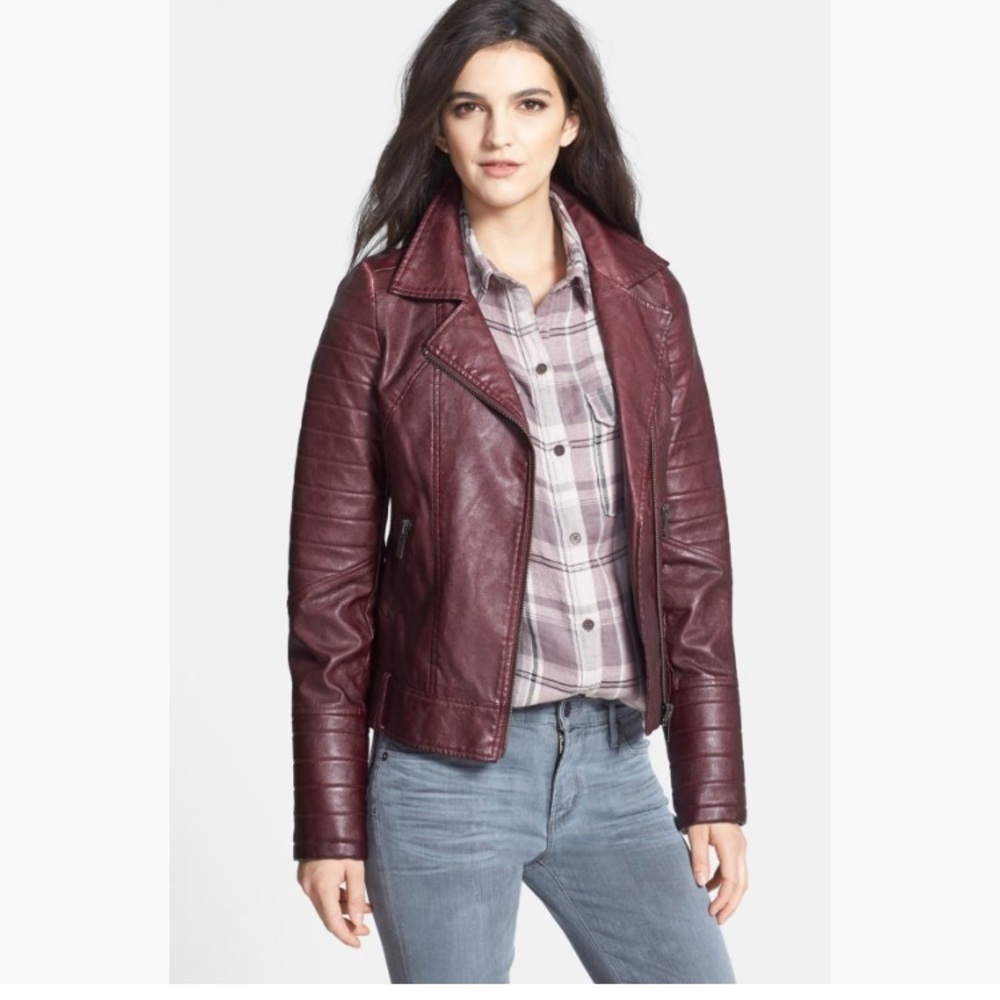Vegan leather jacket